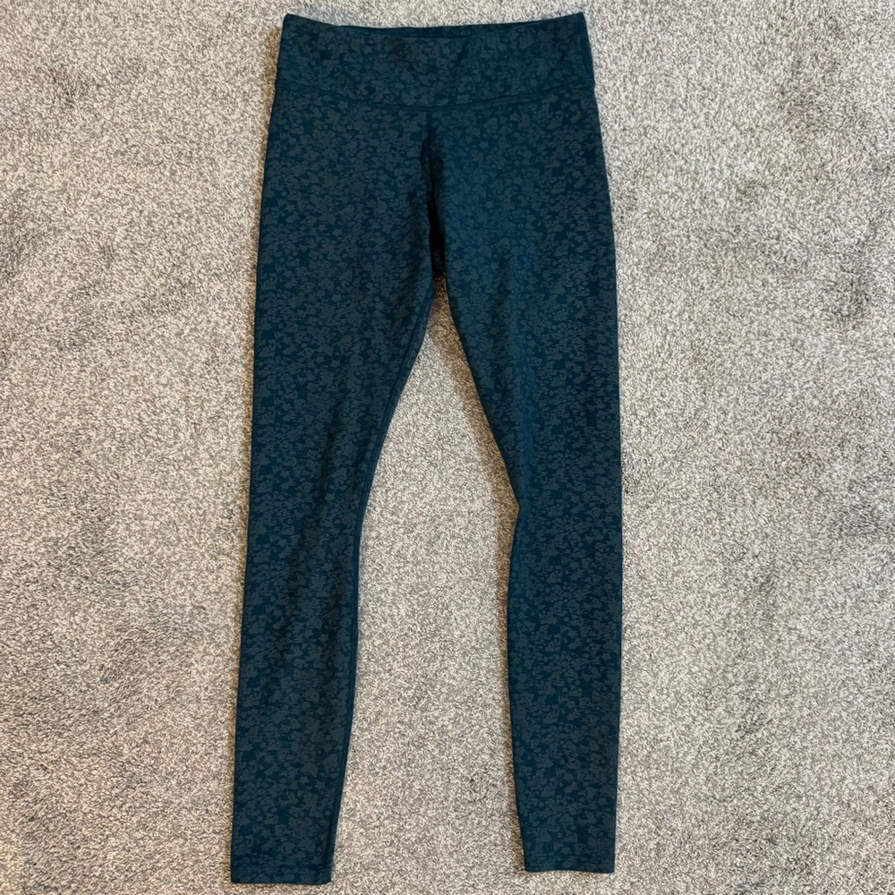 Pact Women’s Size S Organic Cotton Blue Patterned 26 x 26 Ankle Leggings